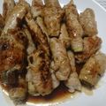 クックOFPKKB☆'s cooksnap of when they made 茄子の豚バラ巻き.