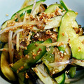 greentmt's cooksnap of when they made ささっと！なすときゅうりのめんつゆ和え.