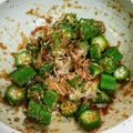 くーみん1008's cooksnap of when they made オクラの胡麻和え☆.