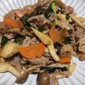 fu♪♪'s cooksnap of when they made きのこと豚肉のコチュポン炒め。.