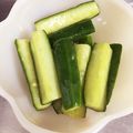 ❁❁❁❁❁'s cooksnap of when they made キュウリのナムル！ハマりますよ！！.