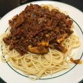 香るほうじ茶's cooksnap of when they made 余った挽肉で！簡単ボロネーゼ風パスタ.