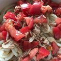 ありかっこ's cooksnap of when they made ツナとトマトのぶっかけ冷うどん.