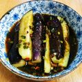 ちちやず's cooksnap of when they made 茄子の揚げ浸しピリ辛すっぱダレ♡.