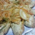 ＊なぉち＊'s cooksnap of when they made オサカナ食べよう♪南蛮漬け風揚げ鯖餃子.