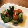 みたくゆ's cooksnap of when they made トマトとキュウリとしらす干しのサラダ.