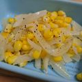 kashikon's cooksnap of when they made 玉ねぎとコーンのバターソテー♪甘さ広がる.