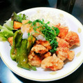 ぷっちゅさん's cooksnap of when they made さっぱりダレで　なすと鶏の揚げ物.