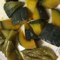 tomi8686's cooksnap of when they made 簡単レンジでチン!! かぼちゃの煮物.