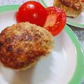 ペぱーみんとてぃ's cooksnap of when they made ～簡単！お豆腐ハンバーグ～.
