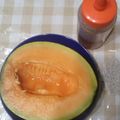 みみ母's cooksnap of when they made ハチミツを入れてメロンの地球食い.