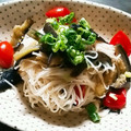 バイ・タリ娘's cooksnap of when they made なすとトマトと生ハムの冷製パスタ.