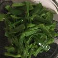 牛乳プリン（・Å・）'s cooksnap of when they made 火を使わないで☆ピーマンの簡単ナムル.