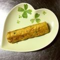ななママなみ's cooksnap of when they made 幼児食 簡単 たまごやき しらす版.