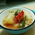 mint's cooksnap of when they made トマトとオクラの夏肉じゃが.