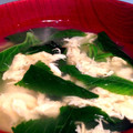 神楽坂男's cooksnap of when they made モロヘイヤとトマトと卵の☆中華スープ.