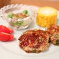 yonnie's cooksnap of when they made 簡単♪オクラ入りハンバーグ.