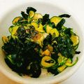 ごにょ's cooksnap of when they made わかめときゅうりのゴマたっぷりサラダ.