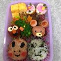 なつ☆たろ's cooksnap of when they made 簡単 キャラ弁おかず☆フランクくまちゃん.
