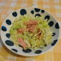 オレンジリング's cooksnap of when they made ハムキャベサラダ.