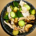 クックA21THN☆'s cooksnap of when they made きゅうりと豚肉のピリ辛ラー油炒め.