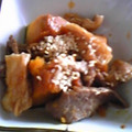 よよね's cooksnap of when they made かぼちゃと牛肉の炒め煮.