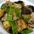 ポパイ474's cooksnap of when they made ナス豚ピーマンの醤油麹炒め.