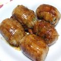 ホワイトフレンド's cooksnap of when they made 肉巻きおにぎり★豚肉編.