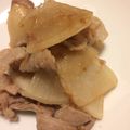 ぷうちゃんちゃん's cooksnap of when they made 豚バラと大根の梅肉炒め。.