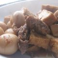 ちばたま's cooksnap of when they made ☆素麺つゆde牛肉アゲアゲ煮込み☆.