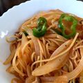 ayaka☆mu's cooksnap of when they made フライパンひとつで♡ノンオイルナポリタン.