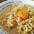 コメコチョコ's cooksnap of when they made インスタント麺ランチ♡冷製みそボナーラ.