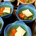 oninopantu's cooksnap of when they made 涼！夏のおもてなし♡卵豆腐のゼリー寄せ.