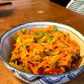 マールりん's cooksnap of when they made 細切りピーマンと人参の塩麹胡麻油炒め.
