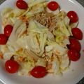 ノッチん's cooksnap of when they made レンチン☆キャベツえのきの鮭フレーク和え.