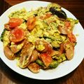 カイリンリンリン's cooksnap of when they made 夏野菜とベーコンと卵のさっぱりお酢炒め.