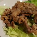 みすぽぽ。's cooksnap of when they made 超簡単！豚コマのレタス包み.