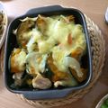 ともぱんたから's cooksnap of when they made クリチをのせて☆肉味噌と卵の南瓜グラタン.