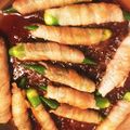 2人の息子's cooksnap of when they made オクラの肉巻き.