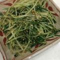 キャップとラム's cooksnap of when they made 即席！水菜のごまあえ。.