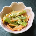 NACHIMAE's cooksnap of when they made 簡単　いんげんと人参の胡麻和え✿.