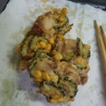 こんがりぎつね's cooksnap of when they made ゴーヤーとコーンと豚ばらで夏のかき揚げ.