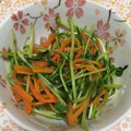 ☆昴☆'s cooksnap of when they made お弁当の彩りに♪豆苗と人参のこってり炒め.