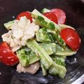 クックBYO1Y6☆'s cooksnap of when they made 豚肉とゴーヤのゴマポン酢和え.