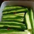 みじゅ１２７'s cooksnap of when they made きゅうりのからし漬け☆簡単.
