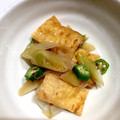 masadayome's cooksnap of when they made 超簡単！オクラと油揚げとネギのおかか煮.