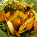 由芽15's cooksnap of when they made かじきの酢豚風.