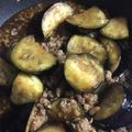 hinatahina's cooksnap of when they made 茄子とひき肉の酢オイスター辛炒め.