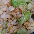 あかぷり's cooksnap of when they made 桜エビとレタスのチャーハン.