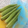 Amalka's cooksnap of when they made 簡単！オクラのうぶ毛とり.